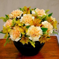 Persian Yellow Carnation Bouquet